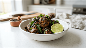 Spicy South Indian Style Pepper Chicken Recipe: A Flavorful Dinner