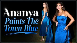 Ananya Panday's ₹1.48 Lakh Sapphire Blue Gown Is A Refreshing Take On Evening Glamour 