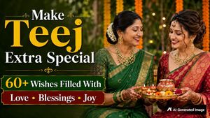 Hariyali Teej 2026 Wishes: 60+ Beautiful And Meaningful Lines To Celebrate Love, Marriage And Tradition