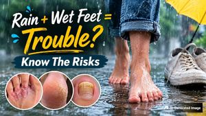 Monsoon Foot Care: Why Wet Feet Can Lead To Fungal Infections And Skin Damage
