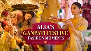 Alia Bhatt’s Ganesh Chaturthi 2026 Looks Were All About Custom Kurtas, Colour And Modern Festive Style