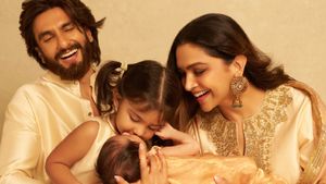 Deepika Padukone And Ranveer Singh Announce Second Daughter’s Name On Dussehra, Share Family Photo 