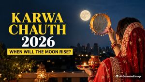 Karwa Chauth 2026 Moonrise Timings Citywise: Check When To Break Your Fast Across Major Indian Cities 