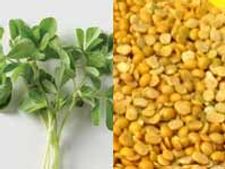 ತೊಗರಿಬೇಳೆ ಮತ್ತು ಮೆಂತೆಸೊಪ್ಪಿನ ಪಲ್ಯ