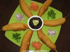 ಜೀರಿಗೆ ಓಂಕಾಳು ಮಿಶ್ರಣದ ಮೆಣಸಿನಕಾಯಿ ಬಜ್ಜಿ