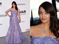 ಲ್ಯಾವೆಂಡರ್ ದಿರಿಸಿನಲ್ಲಿ ಮೋಹಕ ಸುಂದರಿ ಐಶ್ವರ್ಯ ರೈ