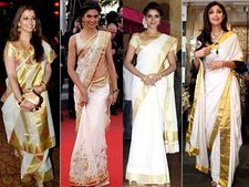 ಕೇರಳ ಶೈಲಿಯ ಸೀರೆಗೆ ಫಿದಾ ಆದ ನಟಿಮಣಿಯರು...