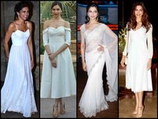 ಬಿಳಿ ಉಡುಗೆಯ ದೇವತೆ- ಬಾಲಿವುಡ್‌ನ ದೀಪಿಕಾ ಪಡುಕೋಣೆ! 