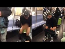 ಸಬ್ ವೇಯಲ್ಲಿ ಪೋರ್ಟೆಬಲ್ ಟಾಯ್ಲೆಟ್ ಹಿಡಿದುಕೊಂಡು ಹೋಗುತ್ತಿದ್ದ ವ್ಯಕ್ತಿಯ ವಿಡಿಯೋ ವೈರಲ್! 