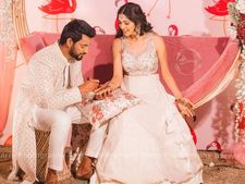 ಡಾರ್ಲಿಂಗ್ ಕೃಷ್ಣಾ-ಮಿಲನಾ ಜೋಡಿಯ ಮೆಹಂದಿ ಲುಕ್