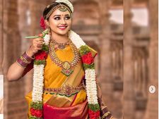 ಅಯ್ಯಂಗಾರಿ  ಸ್ಯಾರಿ ಲುಕ್‌ನಲ್ಲಿ ಮಿಂಚಿದ ಧನುಶ್ರೀ