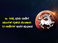 ಜ. 16ಕ್ಕೆ ಧನು ರಾಶಿಗೆ ಮಂಗಳ ಗ್ರಹದ ಸಂಚಾರ:  ಇದು 12 ರಾಶಿಗಳಲ್ಲಿ ಬೀರುವ ಪ್ರಭಾವ  ಹೀಗಿದೆ