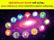 2022 ಡಿಸೆಂಬರ್‌ ತಿಂಗಳ ರಾಶಿ ಭವಿಷ್ಯ: ತುಲಾ ರಾಶಿಯಿಂದ ಮೀನ ರಾಶಿವರೆಗಿನ ಮಾಸಿಕ ರಾಶಿಭವಿಷ್ಯ