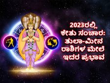 Ketu Transit 2023 Effects : ಕೇತು ಸಂಚಾರ: 2023ರಲ್ಲಿ ತುಲಾ-ಮೀನ ರಾಶಿಗಳ ಮೇಲೆ  ಕೇತು ಪ್ರಭಾವ ಈ ರೀತಿಯಿದೆ