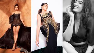 ಬ್ಲ್ಯಾಕ್‌ ಔಟ್‌ಫಿಟ್‌ನಲ್ಲಿ ಸಕತ್‌  ಬೋಲ್ಡ್‌ ಅವತಾರಗಳಲ್ಲಿ ರಶ್ಮಿಕಾ ಲುಕ್‌