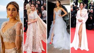 ಕೇನ್ಸ್ 2023 ಡೇ 1: ರೆಡ್‌ಕಾರ್ಪೆಟ್‌ನಲ್ಲಿ  ಭಾರತೀಯ ಸುಂದರಿಯರು ಗಮನ ಸೆಳೆದಿದ್ದು ಹೀಗೆ