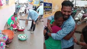 3 ವರ್ಷದ ನಂತರ ವೇಷಮರೆಸಿ  ಬಂದ ಮಗ, ಆದ್ರೆ ತಾಯಿನ ಯಾಮಾರಿಸಲು ಸಾಧ್ಯನಾ? ಎಮೋಷನಲ್ ವೀಡಿಯೋ ವೈರಲ್