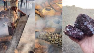  ಬ್ಲ್ಯಾಕ್ ಸಾಲ್ಟ್  ಹೇಗೆ ತಯಾರಿಸುತ್ತಾರೆ ಗೊತ್ತಾ?:  ಆಕರ್ಷಕ ವೈರಲ್ ವೀಡಿಯೋ