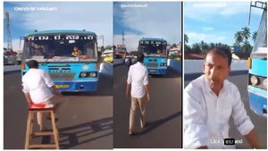 ಮಂಗಳೂರಿನಲ್ಲಿ ಥೇಟ್‌ ಸಿನಿಮಾ ಸ್ಟೈಲ್‌ನಲ್ಲಿ KSRTC ಬಸ್‌ನ ಹಿಮ್ಮೆಟ್ಟಿಸಿದ  ವೀಡಿಯೋ ವೈರಲ್