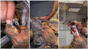 ವಿಷಕಾರಿ ಹಾವಿನ ಪೊರೆ ಕಳಚಿದ ಭೂಪ..ಸರ್ಪದೊಂದಿಗೆ ಇಂತಹ ಸರಸವೇಕೆ..?