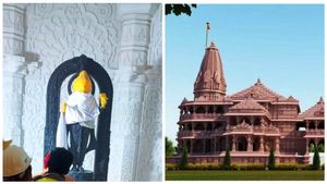 ಗರ್ಭಗುಡಿಯಲ್ಲಿರುವ ಬಾಲ ರಾಮನ ಮೊದಲ ಫೋಟೋ ಇದು..!