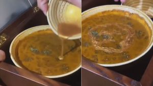 ಈ ಬೇಳೆ ಸಾರು ಸಾಮನ್ಯದ್ದಲ್ಲ 24 ಕ್ಯಾರೆಟ್‌ ಚಿನ್ನ ಹಾಕಿ ಮಾಡಲಾಗಿದೆ! ಎಲ್ಲಿಯ ರೆಸ್ಟೋರೆಂಟ್?