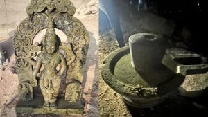ರಾಯಚೂರು ಕೃಷ್ಣಾನದಿಯಲ್ಲಿ ಪುರಾತನ ವಿಷ್ಣು-ಶಿವಲಿಂಗ ಪತ್ತೆ..! ಯಾವ ಕಾಲದ್ದು ಗೊತ್ತಾ?