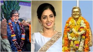 ಈ ಸೆಲೆಬ್ರಿಟಿಗಳಿಗೆ ಅಭಿಮಾನಿಗಳು ಕಟ್ಟಿದ್ದಾರೆ ದೇವಾಲಯ..! ಯಾರಿಗೆಲ್ಲಾ ಗುಡಿ ಇದೆ ಗೊತ್ತಾ?