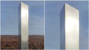 ಬೆಟ್ಟದ ಮೇಲೆ ದಿಢೀರ್ ಪ್ರತ್ಯೆಕ್ಷವಾದ ಲೋಹದ ಕಂಬ.! ನಿಗೂಢ ರಸಹ್ಯಕ್ಕೆ ಕಾರಣವೇನು?