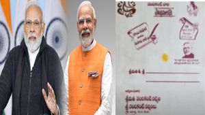 'ಉಡುಗೊರೆ ಬೇಡ,   ಮೋದಿಗೆ ಓಟು ಹಾಕಿ' ಎಂಬ ಮದುವೆ ಆಮಂತ್ರಣ ಪತ್ರಿಕೆ ವೈರಲ್