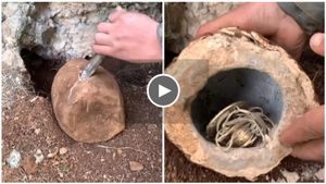 ಪ್ರಾಚೀನ ಕಾಲದ ಮಡಕೆಯಲ್ಲಿತ್ತು ಬಂಗಾರದ ಆಭರಣ..! ನಂಬಲು ಸಾಧ್ಯವಿಲ್ಲದ ವಿಡಿಯೋ..!