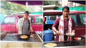 ದಿನವಿಡಿ ಒಂದೇ ಕಾಲಿನಲ್ಲಿ ನಿಂತು ದೋಸೆ ಮಾಡುವ ಯುವತಿ..! ಆಕೆ ಕಥೆ ನೀವು ಓದಿ.!