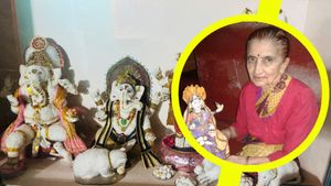 ಹತ್ತಿ ಮೂಲಕವೇ ಅರಳಿವೆ ದೇವರ ಮೂರ್ತಿ: ಈಕೆ 86ರ ವಯಸ್ಸಿನ ಸಾಧಕಿ!