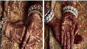  ಅನಂತ್‌ ಅಂಬಾನಿ ಪತ್ನಿ  ರಾಧಿಕಾ ಮರ್ಚೆಂಟ್‌ ಕೈಯಲ್ಲಿ ಮೂಡಿದೆ ಯಾರ ಕೈಯಲ್ಲಿಯೂ ಕಂಡಿರದ ಚಿತ್ತಾರ