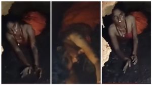 ಮೂರು ತಿಂಗಳ ಹಿಂದೆ ನಾಪತ್ತೆಯಾದ ಮಹಿಳೆ ಗುಹೆಯಲ್ಲಿ ಹಾವಾಗಿ ಪತ್ತೆ..!!