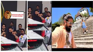  ಅಂಬಾನಿ ಮದುವೆಗೆ  ಬಂದಿಳಿದ  ರಾಕಿಬಾಯ್‌    ಹೊಸ  ಹೇರ್‌ಸ್ಟೈಲ್‌:ಯಾವ ಹಾಲಿವುಡ್‌ ನಟರಿಗಿಂತ ಕಡಿಮೆಯಿಲ್ಲ ರಾಕಿ ಬಾಯ್‌