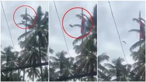 ಧ್ವಜಾರೋಹಣದಲ್ಲಿ ಪಕ್ಷಿ ಸಹಾಯ ಮಾಡಿತ್ತಾ? ಈ ವಿಡಿಯೋದ ಅಸಲಿಯತ್ತೇನು?