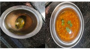 ಮಾವಿನಕಾಯಿ ಸಾಂಬಾರ್ : ಸೀಸನ್ ಮುಗಿದಿದೆ ಸಿಗುತ್ತಿಲ್ಲ ಎಂದರೆ ಉಪ್ಪಲ್ಲಿ ಹಾಕಿದ ಮಾವಿನಕಾಯಿ ಇದ್ರೂ ಒಕೆ