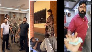  ಶಿಖರ್ ಧವನ್ ಲಡ್ಡು ಮುತ್ತಯ್ಯ ಟ್ರೆಂಡ್‌, ರಾಜಕಾರಣಿಗೆ  7 ಸೆಕೆಂಡ್‌ನಲ್ಲಿ  5 ಬಾರಿ ನಮಸ್ಕರಿಸಿದ ಐಎಎಸ್ ಆಫೀಸರ್: ವೈರಲ್  ವೀಡಿಯ