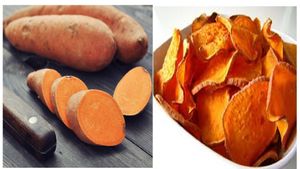 ಕುರುಂಕುರುಂ ಸಿಹಿಗೆಣಸಿನ ಚಿಪ್ಸ್: ಮಾಡುವುದು ಬಲು ಸುಲಭ,  ಮಕ್ಕಳು  ಇಷ್ಟಪಟ್ಟು ತಿಂತಾರೆ