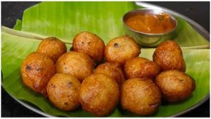  ಸಂಜೆ ತಿಂಡಿಗೆ ರೆಡಿ ಮಾಡಿ ಗೋಲಿ ಬಜೆ, ಕಾಯಿ  ಚಟ್ನಿ ಜೊತೆ ಸವಿಯಬೇಕು