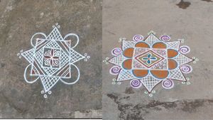 ರಂಗೋಲಿ ಹಾಕಲು ಹಿಂದೆ ಈ ಎರಡು ವಸ್ತು ಮಾತ್ರ  ಬಳಸಲಾಗುತ್ತಿತ್ತು, ಅವುಗಳಿಂದ ಮನೆಗೆ ಶುಭ