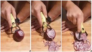 ಈರುಳ್ಳಿ ಕತ್ತರಿಸೋ ಈ ಟ್ರಿಕ್ಸ್ ನೋಡಿದ್ರೆ ಅಚ್ಚರಿಯಾಗುತ್ತೆ..! ನಿಮಿಷದಲ್ಲಿ ಕಟ್ ಮಾಡೋ ಟಿಪ್ಸ್!!