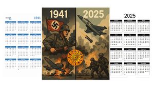 1941 vs 2025: ಈ ಎರಡೂ ಕ್ಯಾಲೆಂಡರ್ ಒಂದೇ! ಆಗ ಯುದ್ಧ, ಈಗಲೂ ಯುದ್ಧವೇ.. ಏನಿದು ನಿಗೂಢ?