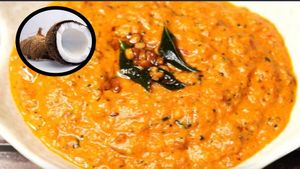 ಬಿಸಿ ಬಿಸಿ ಅನ್ನದೊಂದಿಗೆ ಕಲಸಿ ತಿನ್ನಲು ಕಾಯಿ ಗೊಜ್ಜು..! ಮಾಡಿ ನೋಡಿ..!