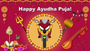 Ayudha Pooja 2025 Wishes: ನಿಮ್ಮ ಪ್ರೀತಿಪಾತ್ರರಿಗೆ ಆಯುಧ ಪೂಜೆಯ ಶುಭಾಶಯ ಹೀಗೆ ಹೇಳಿ! ಇಂಪ್ರೆಸ್ ಮಾಡಿ