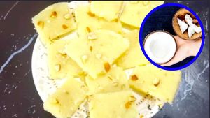 ಹಸಿ ತೆಂಗಿನಕಾಯಿಯ ಬೆಣ್ಣೆಯಂತಹ ಸ್ವೀಟ್ ಮಾಡಿ! ಬಹಳ ಸುಲಭದ ತಿಂಡಿ!