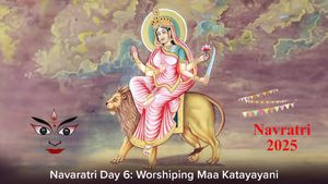 ನವರಾತ್ರಿ 6ನೇ ದಿನ: ಕಾತ್ಯಾಯಿನಿ ದೇವಿಯನ್ನು ಹೀಗೆ ಪೂಜಿಸಿ! ಈ ಮಂತ್ರದಿಂದ 'ಕಂಕಣ ಭಾಗ್ಯ' ಖಚಿತ