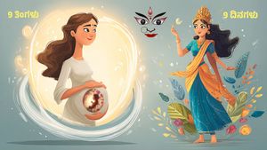 9 ತಿಂಗಳು Vs 9 ದಿನಗಳು: ಗರ್ಭಾವಸ್ಥೆ ಮತ್ತು ನವರಾತ್ರಿ ರಹಸ್ಯ! ಇಲ್ಲಿದೆ ಸೃಷ್ಟಿ ಮತ್ತು ದೇವಿ ಶಕ್ತಿಯ ಅದ್ಭುತ ಸಂಗಮ