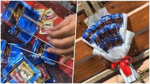 ಗೆಳೆಯನಿಗೆ ಗುಟ್ಕಾ ಪ್ಯಾಕೆಟ್‌ನ ಗುಚ್ಛ: ವಿಭಿನ್ನ ಗಿಫ್ಟ್ ನೀಡಿದ ಯುವತಿ! 